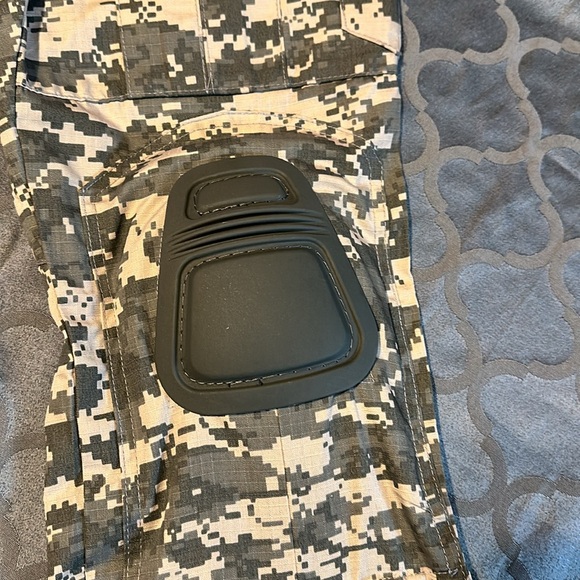 Carpenters pants with knee pads camouflage 10 pockets new size Large -Regular - Picture 5 of 15